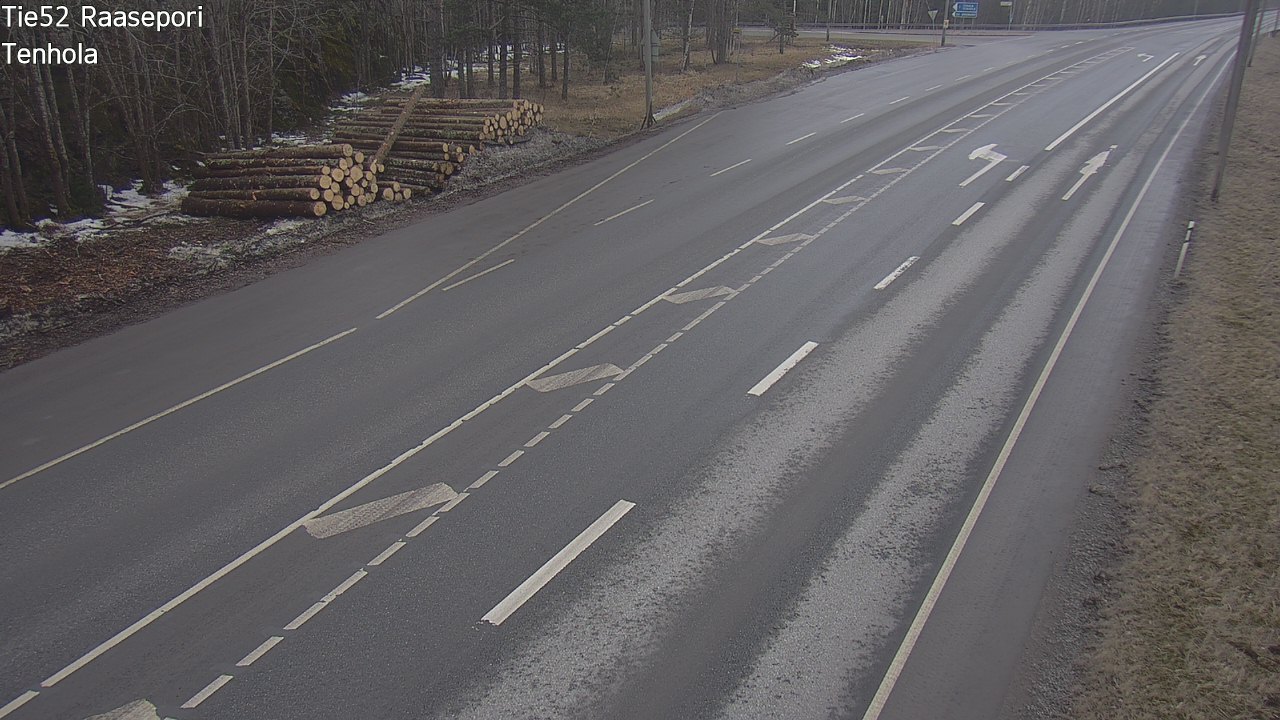 Weather Camera Image Väg 52 Raseborg, Tenhola, Raasepori, Uusimaa