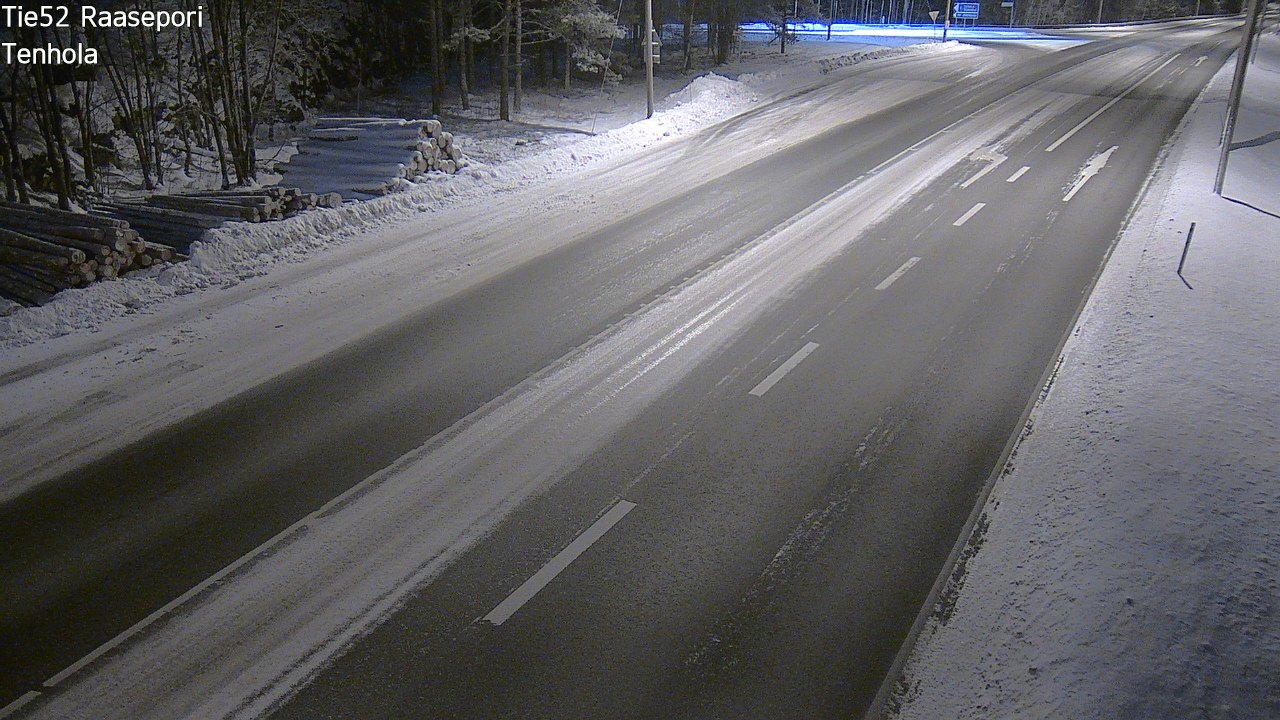 Weather Camera Image Väg 52 Raseborg, Tenhola, Raasepori, Uusimaa