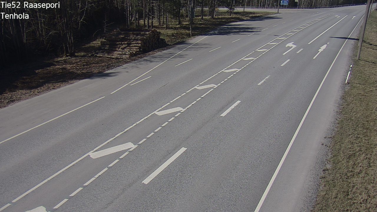 Weather Camera Image Väg 52 Raseborg, Tenhola, Raasepori, Uusimaa