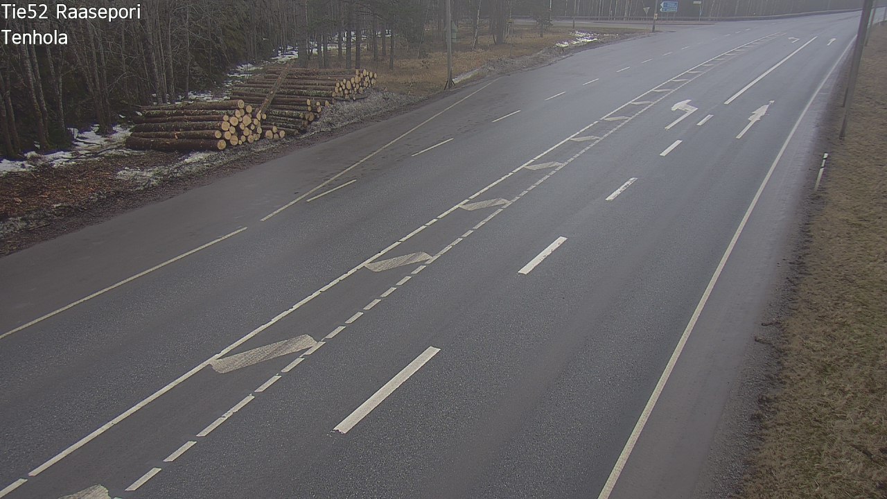 Weather Camera Image Väg 52 Raseborg, Tenhola, Raasepori, Uusimaa