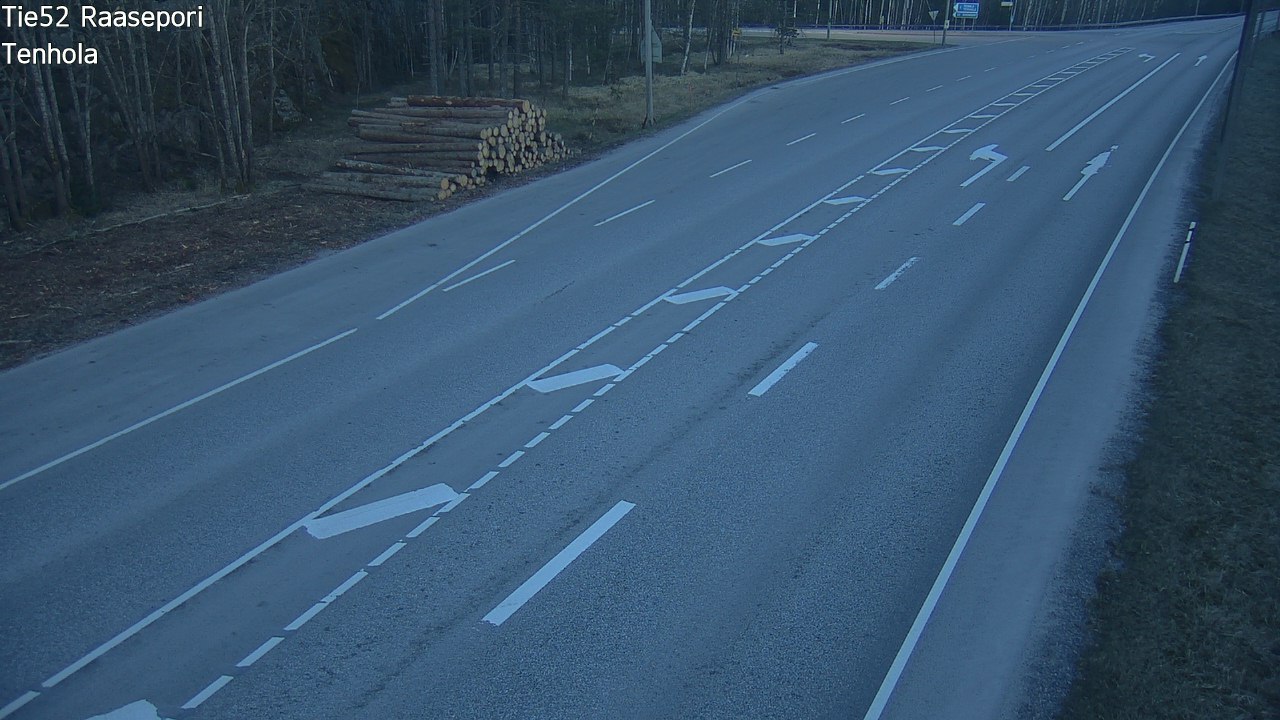 Weather Camera Image Road 52 Raasepori, Tenhola, Raasepori, Uusimaa