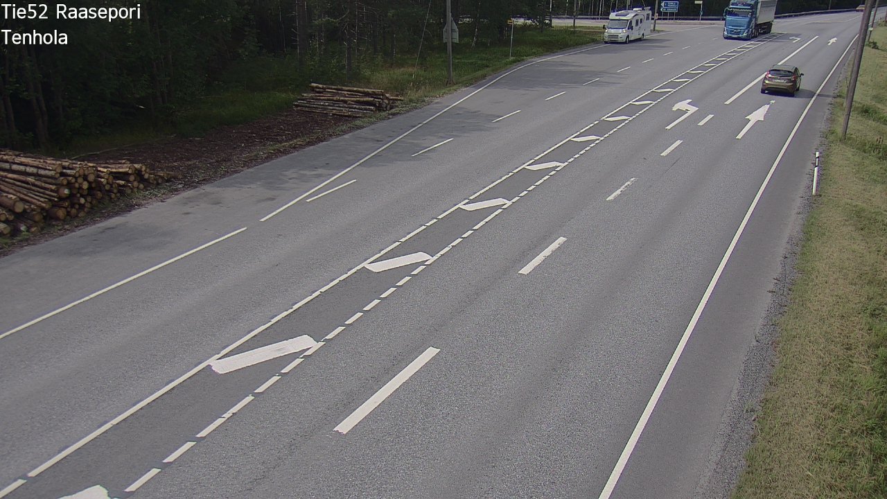Weather Camera Image Väg 52 Raseborg, Tenhola, Raasepori, Uusimaa