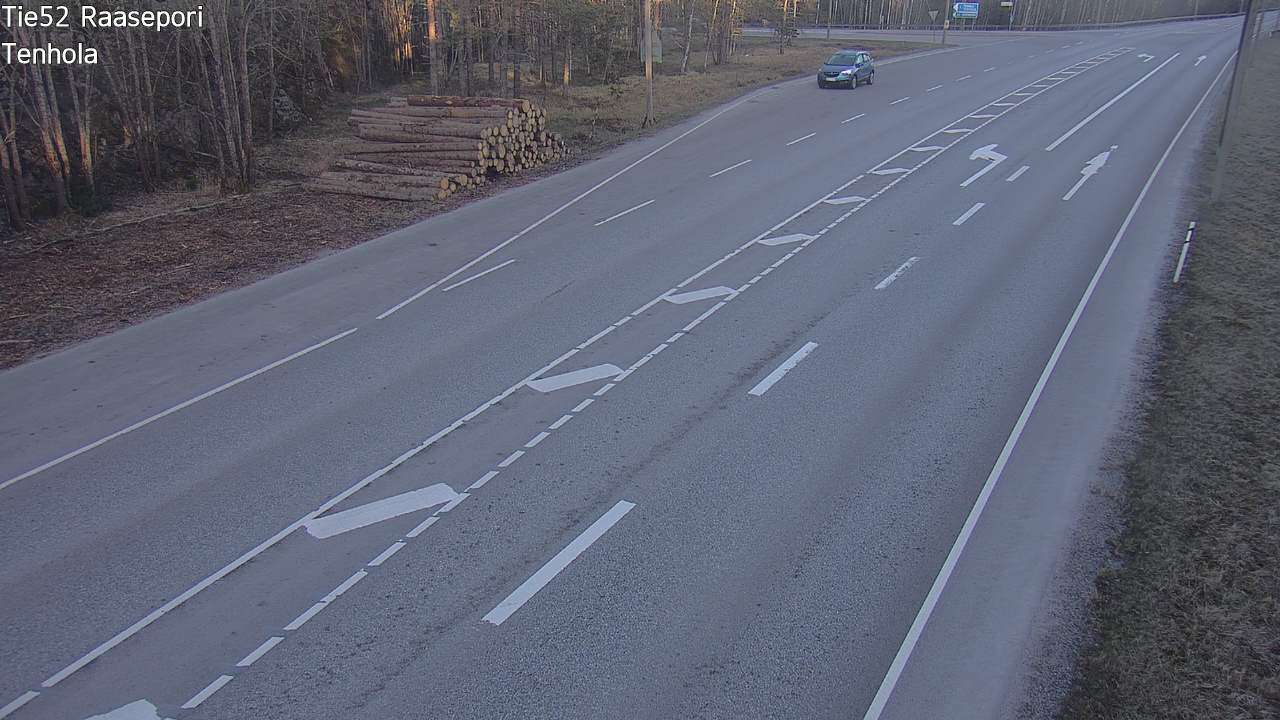 Weather Camera Image Road 52 Raasepori, Tenhola, Raasepori, Uusimaa
