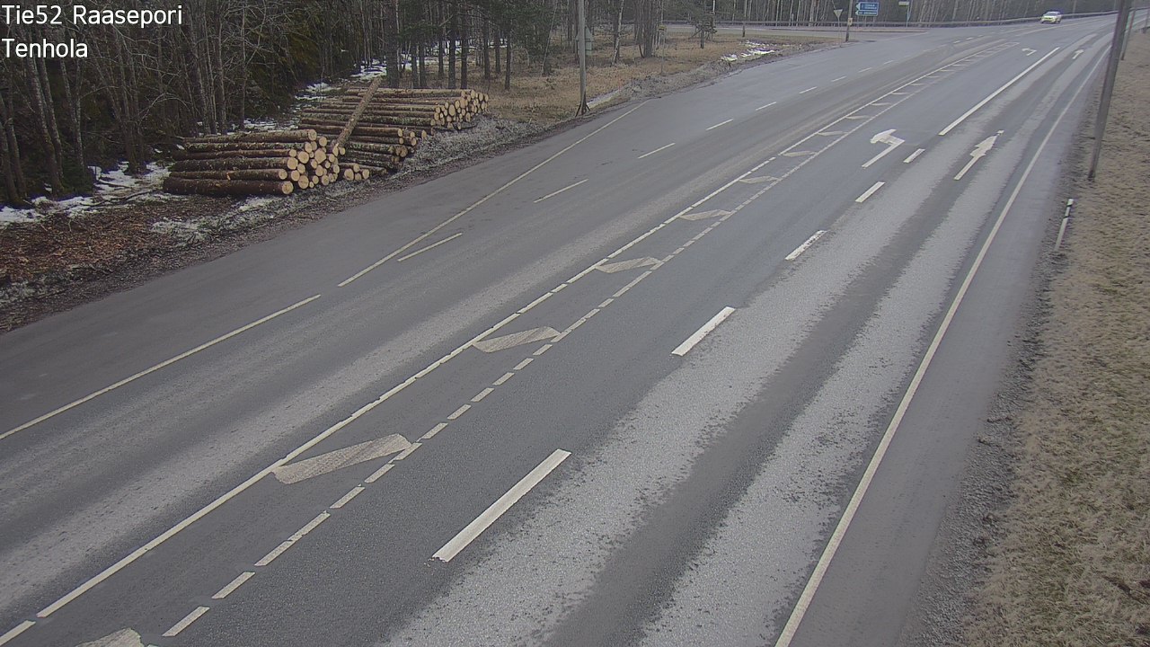 Weather Camera Image Väg 52 Raseborg, Tenhola, Raasepori, Uusimaa