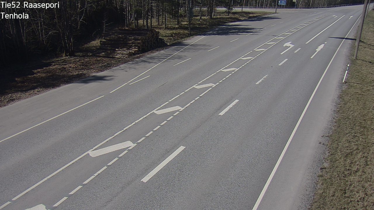Weather Camera Image Väg 52 Raseborg, Tenhola, Raasepori, Uusimaa