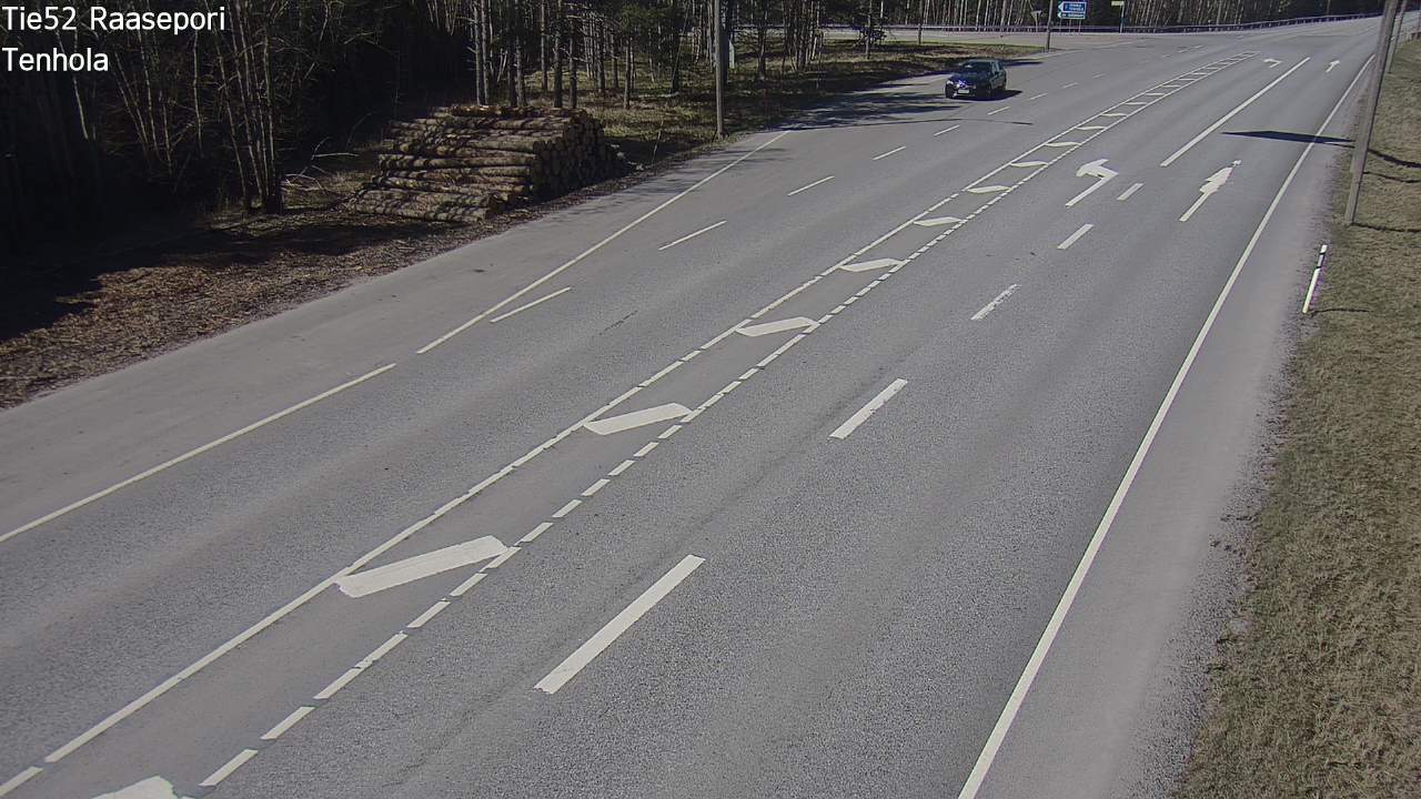 Weather Camera Image Väg 52 Raseborg, Tenhola, Raasepori, Uusimaa