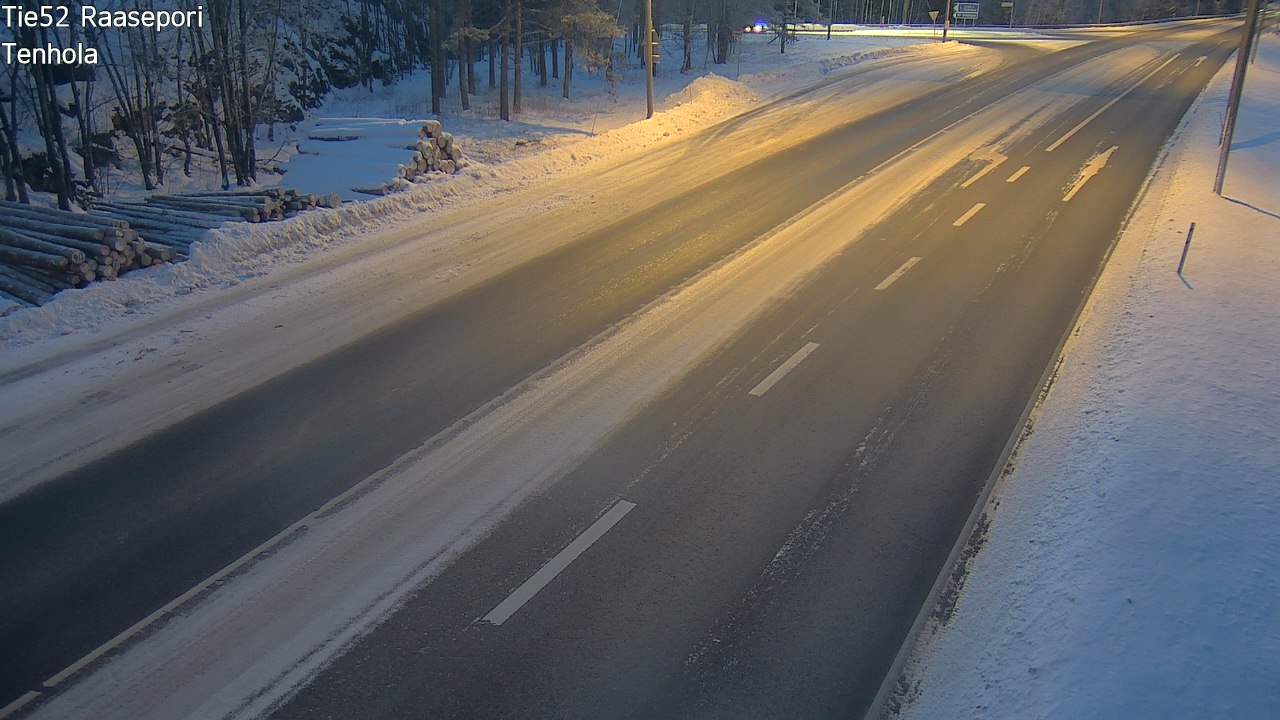 Weather Camera Image Väg 52 Raseborg, Tenhola, Raasepori, Uusimaa