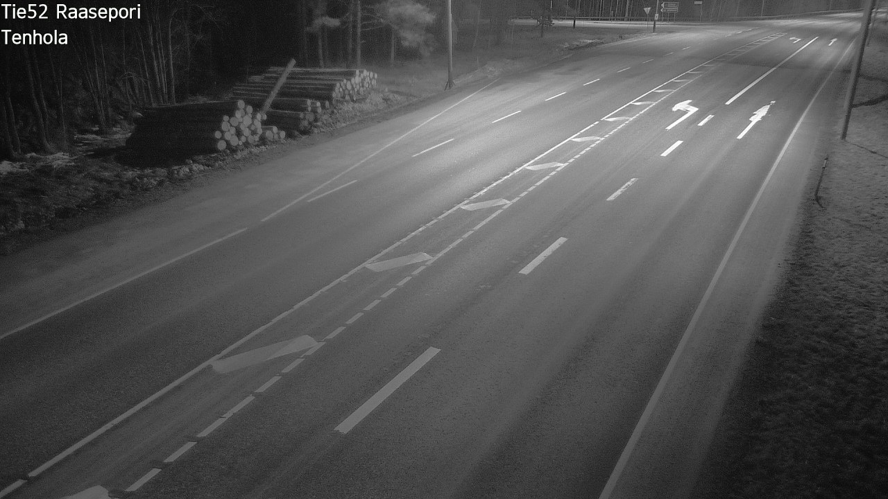 Weather Camera Image Road 52 Raasepori, Tenhola, Raasepori, Uusimaa