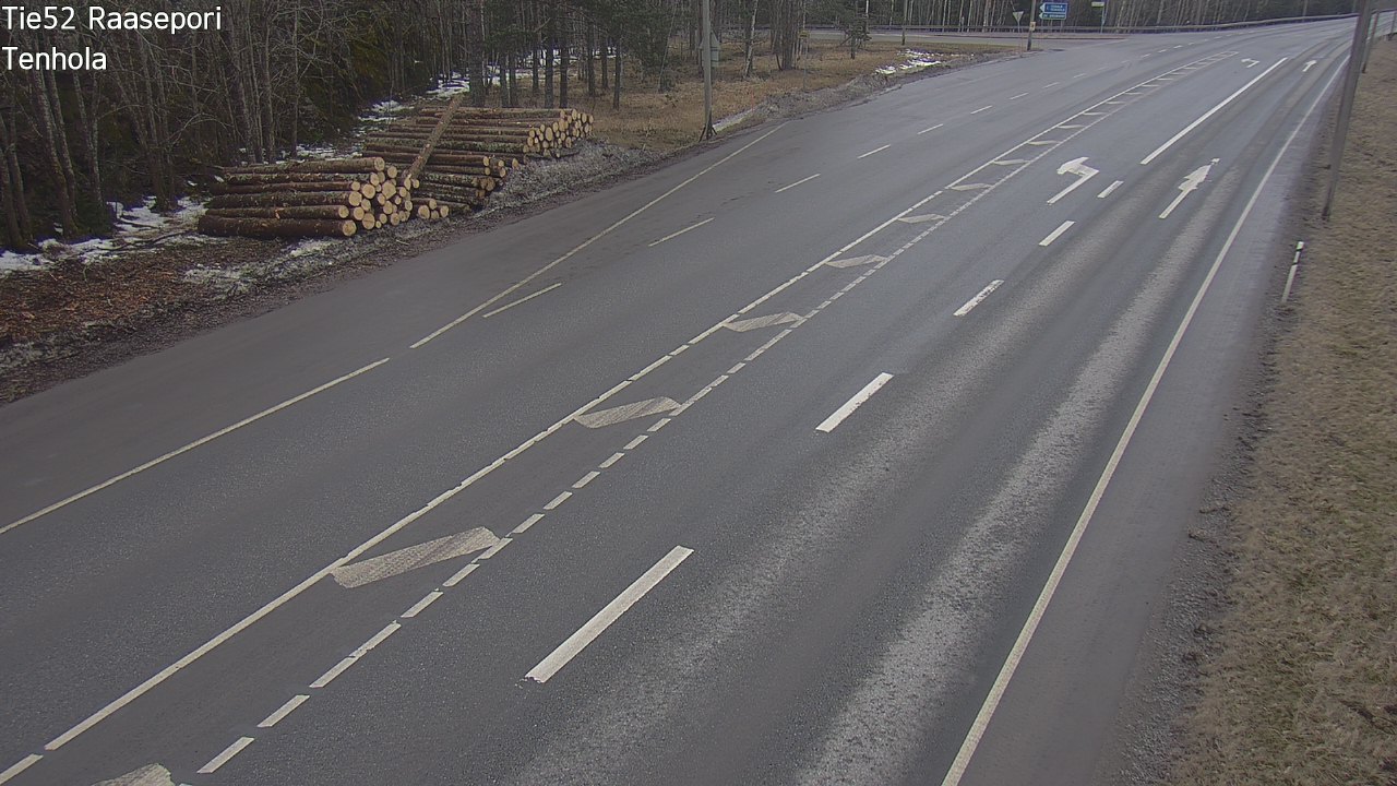 Weather Camera Image Väg 52 Raseborg, Tenhola, Raasepori, Uusimaa