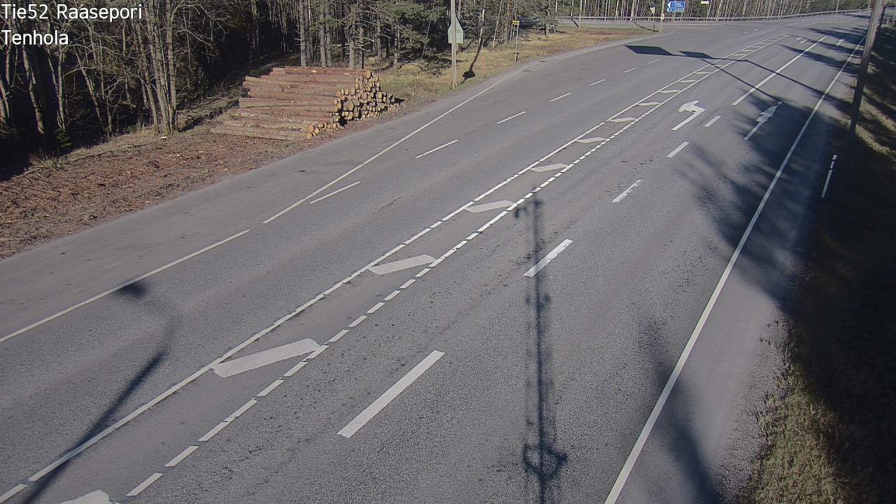 Weather Camera Image Road 52 Raasepori, Tenhola, Raasepori, Uusimaa