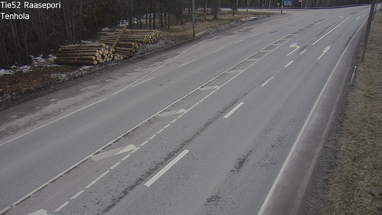 Weather Camera Image Road 52 Raasepori, Tenhola, Raasepori, Uusimaa