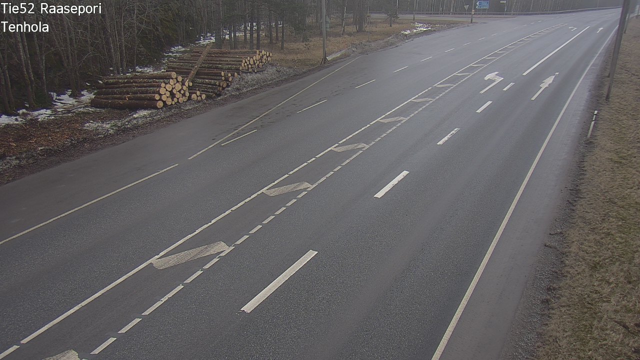 Weather Camera Image Väg 52 Raseborg, Tenhola, Raasepori, Uusimaa