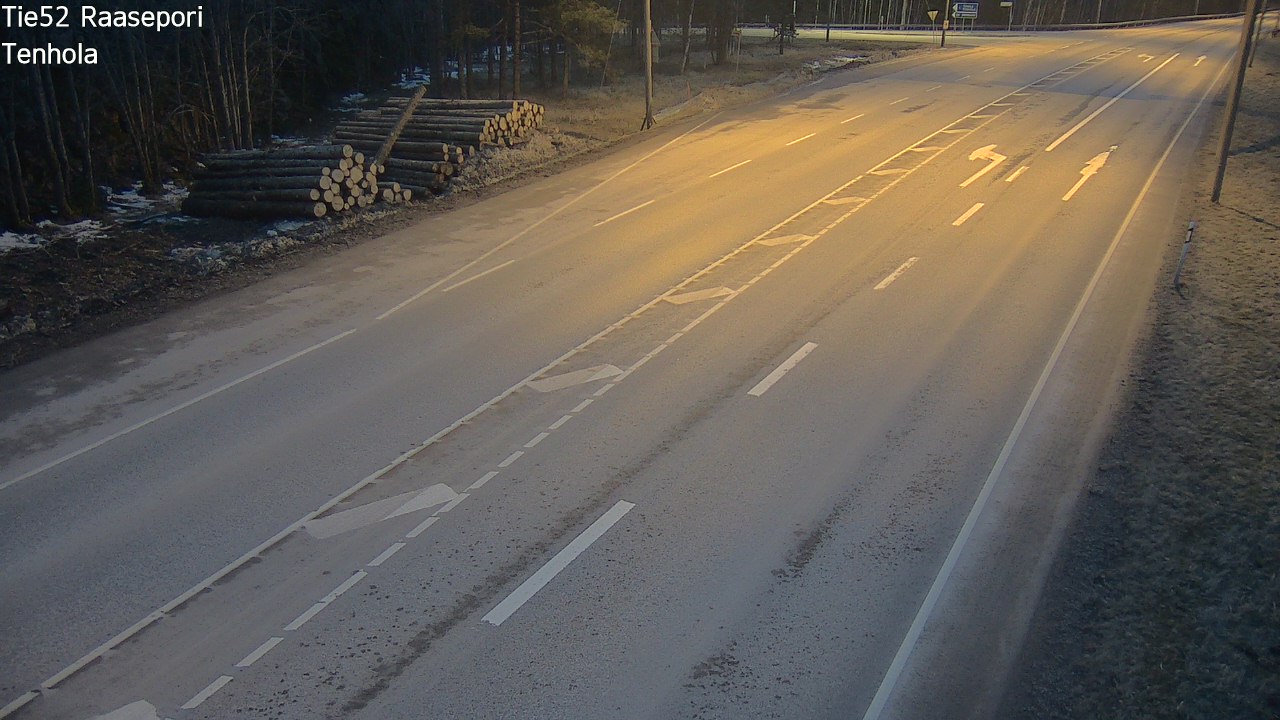 Weather Camera Image Road 52 Raasepori, Tenhola, Raasepori, Uusimaa