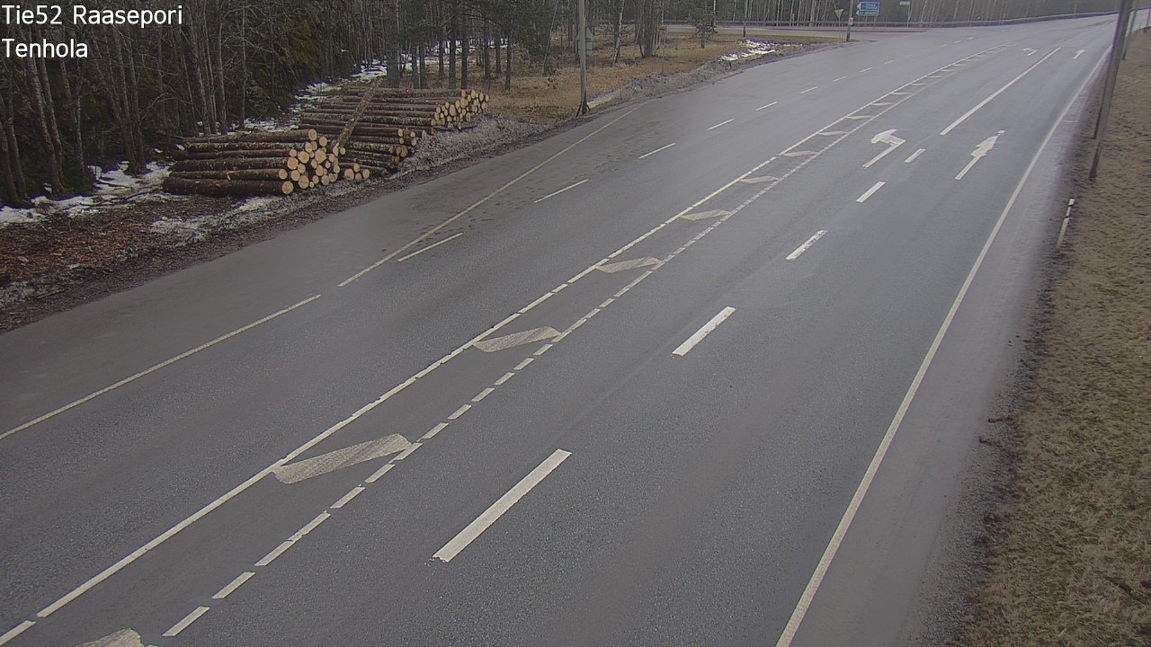 Weather Camera Image Väg 52 Raseborg, Tenhola, Raasepori, Uusimaa