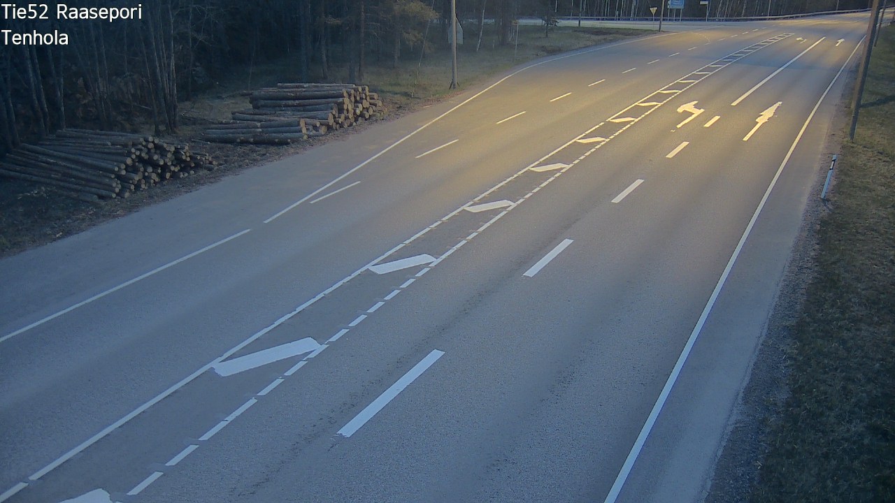 Weather Camera Image Road 52 Raasepori, Tenhola, Raasepori, Uusimaa