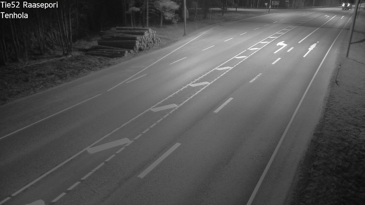 Weather Camera Image Väg 52 Raseborg, Tenhola, Raasepori, Uusimaa