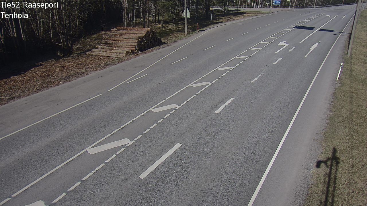 Weather Camera Image Väg 52 Raseborg, Tenhola, Raasepori, Uusimaa