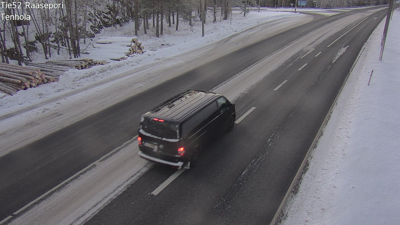 Weather Camera Image Väg 52 Raseborg, Tenhola, Raasepori, Uusimaa