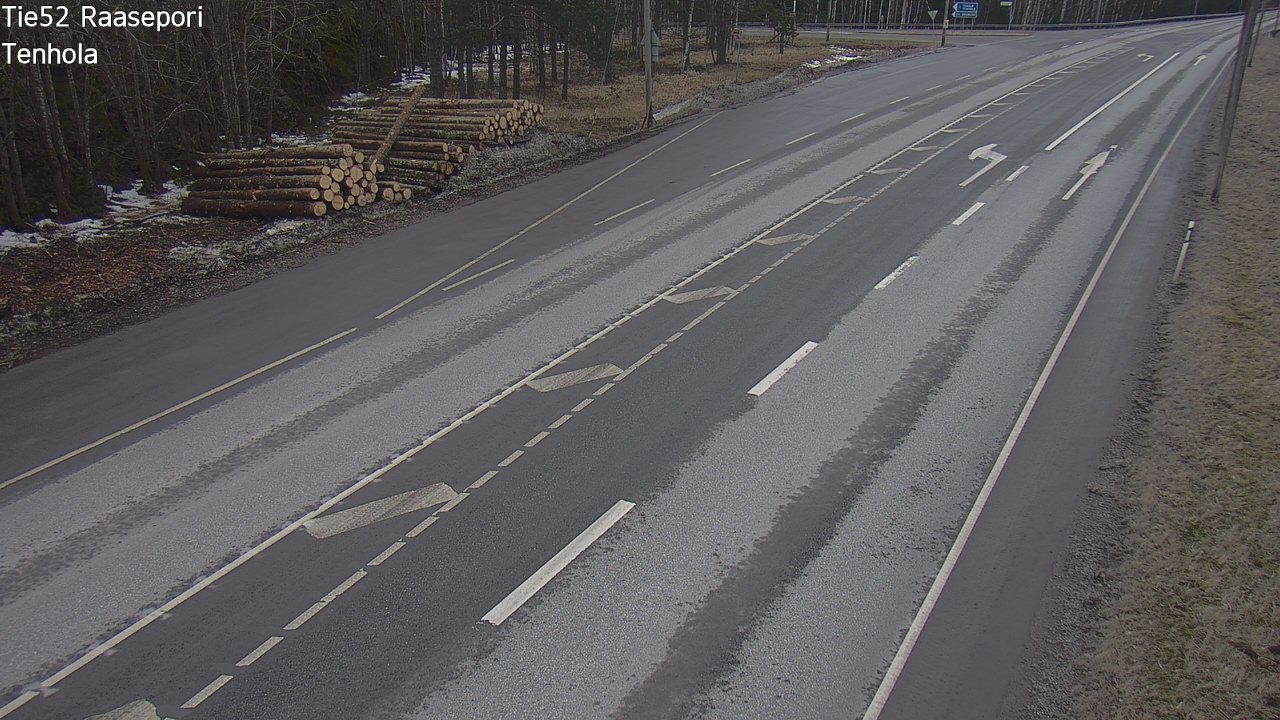 Weather Camera Image Road 52 Raasepori, Tenhola, Raasepori, Uusimaa