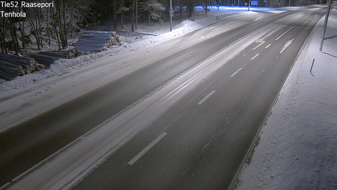 Weather Camera Image Väg 52 Raseborg, Tenhola, Raasepori, Uusimaa