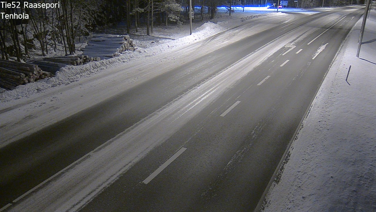 Weather Camera Image Väg 52 Raseborg, Tenhola, Raasepori, Uusimaa