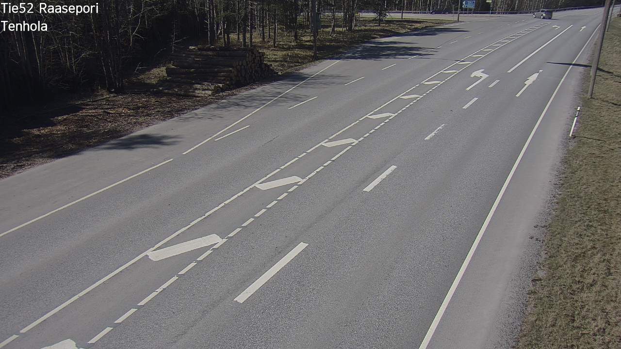 Weather Camera Image Väg 52 Raseborg, Tenhola, Raasepori, Uusimaa