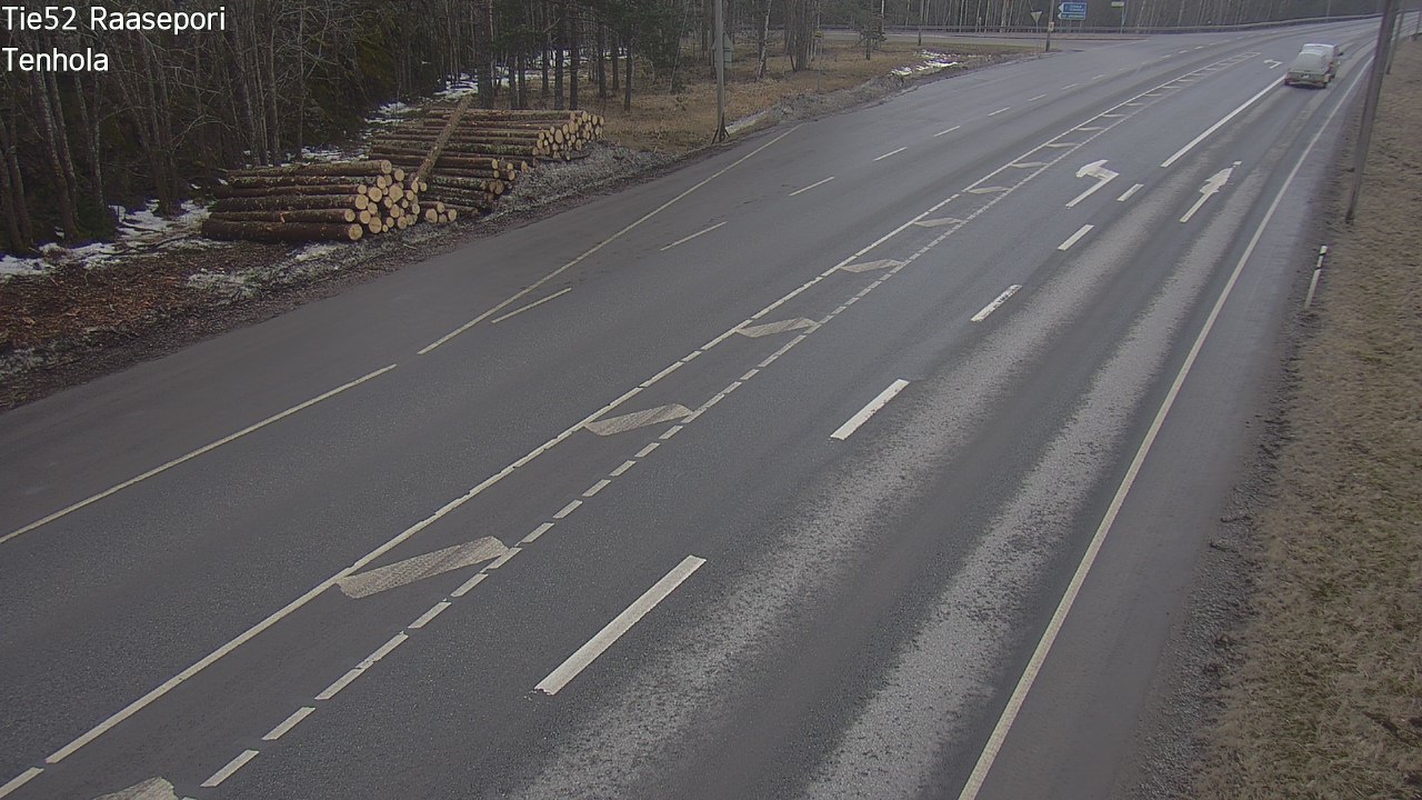 Weather Camera Image Väg 52 Raseborg, Tenhola, Raasepori, Uusimaa