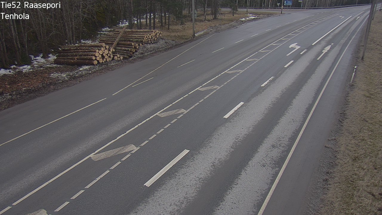 Weather Camera Image Väg 52 Raseborg, Tenhola, Raasepori, Uusimaa