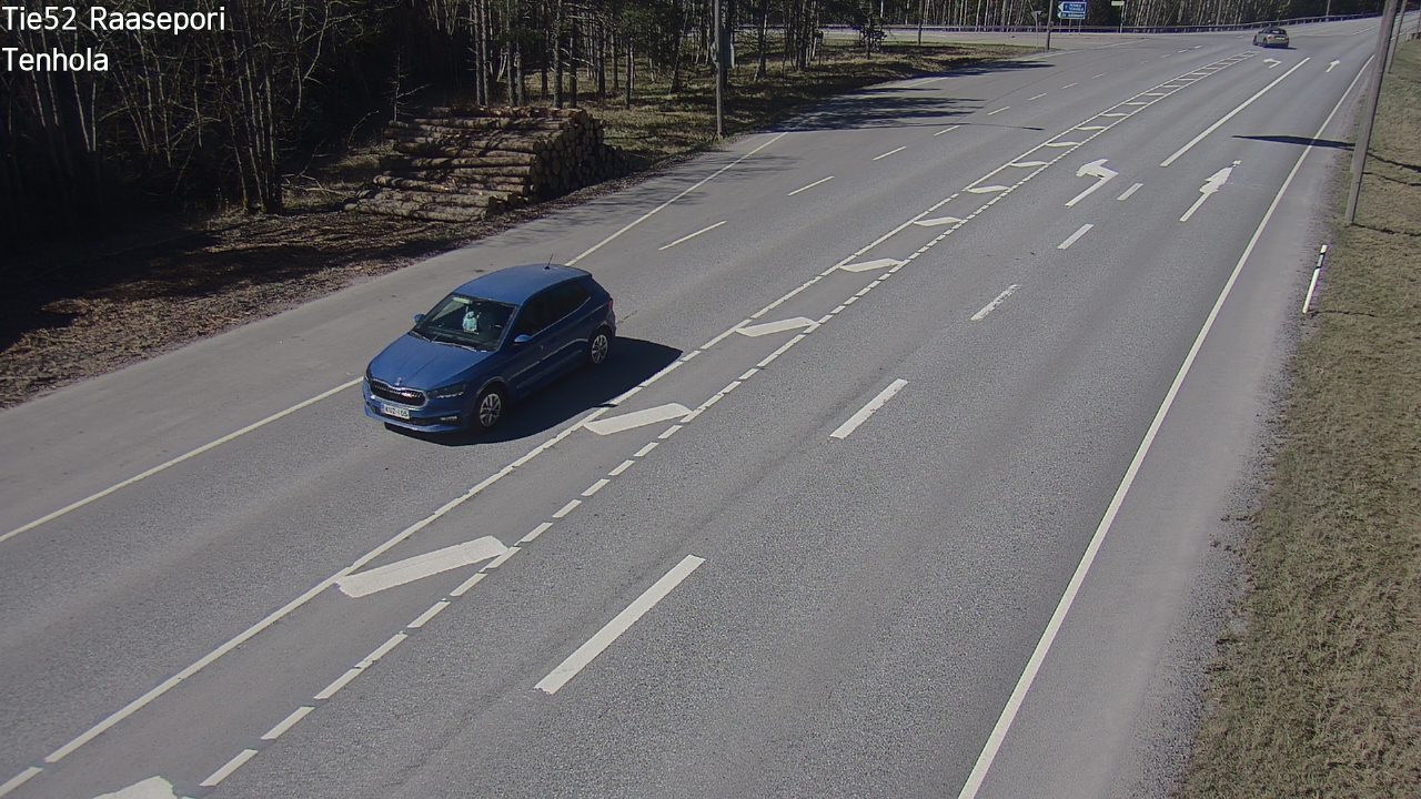Weather Camera Image Väg 52 Raseborg, Tenhola, Raasepori, Uusimaa