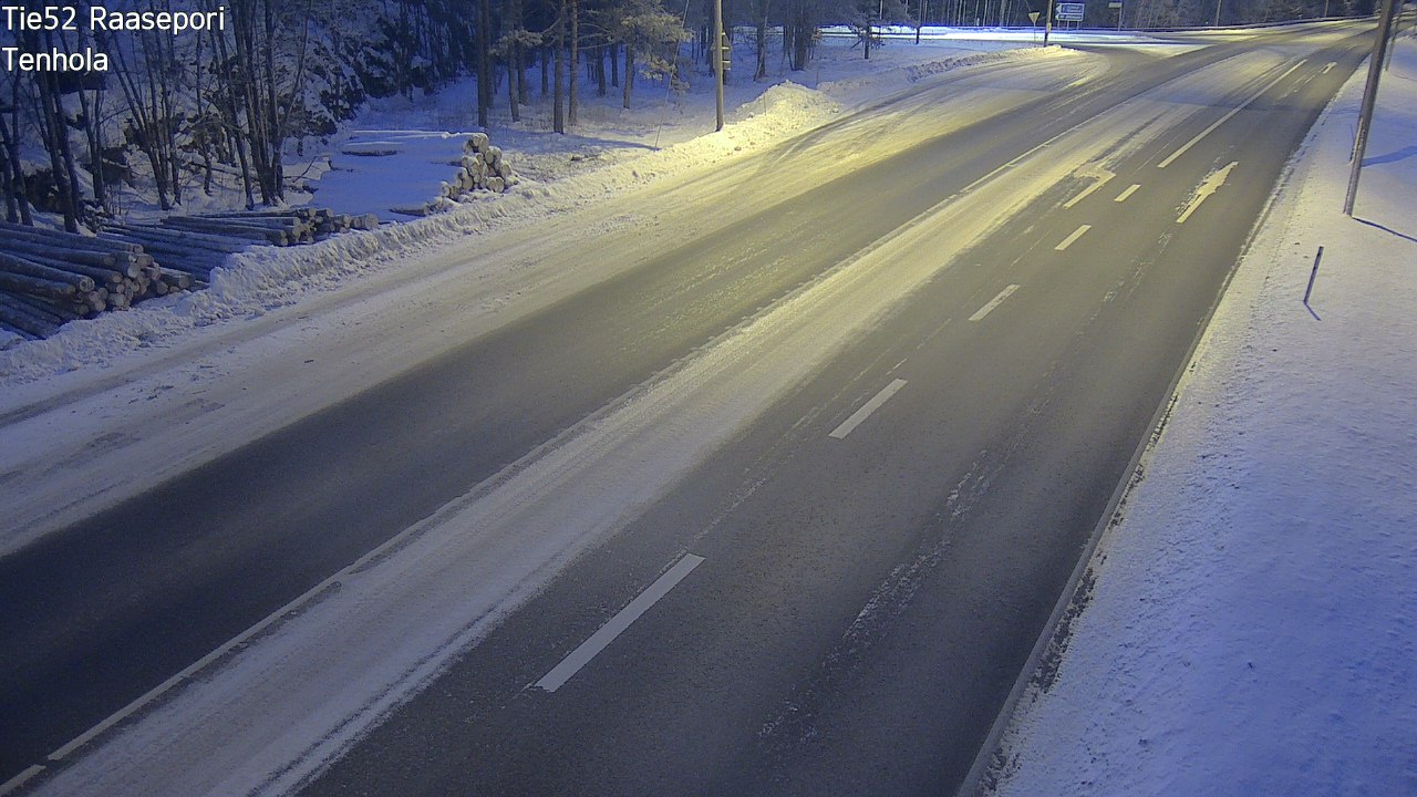 Weather Camera Image Väg 52 Raseborg, Tenhola, Raasepori, Uusimaa