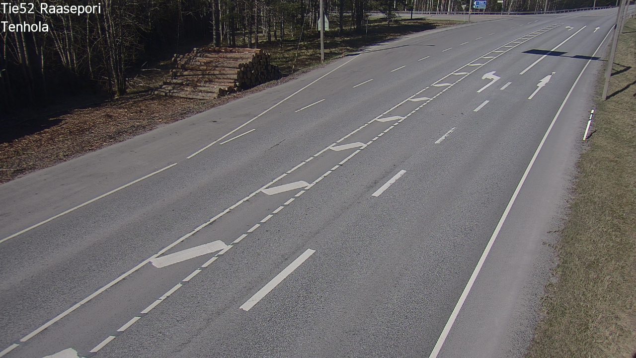 Weather Camera Image Väg 52 Raseborg, Tenhola, Raasepori, Uusimaa