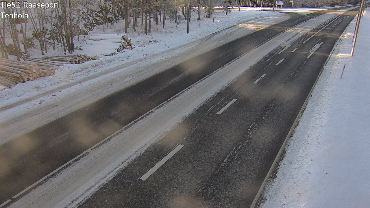 Weather Camera Image Väg 52 Raseborg, Tenhola, Raasepori, Uusimaa