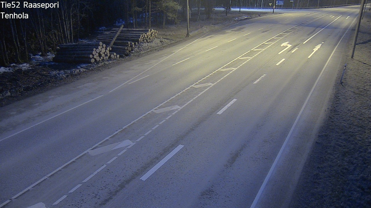 Weather Camera Image Road 52 Raasepori, Tenhola, Raasepori, Uusimaa