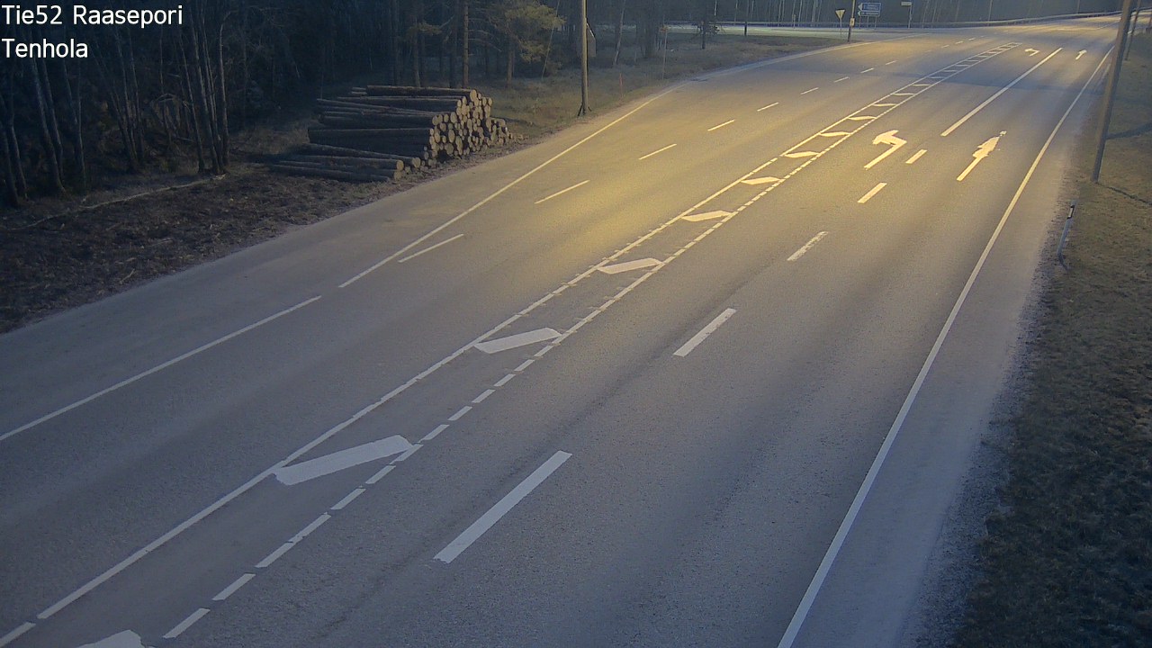 Weather Camera Image Road 52 Raasepori, Tenhola, Raasepori, Uusimaa