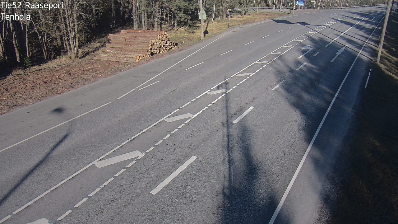 Weather Camera Image Road 52 Raasepori, Tenhola, Raasepori, Uusimaa