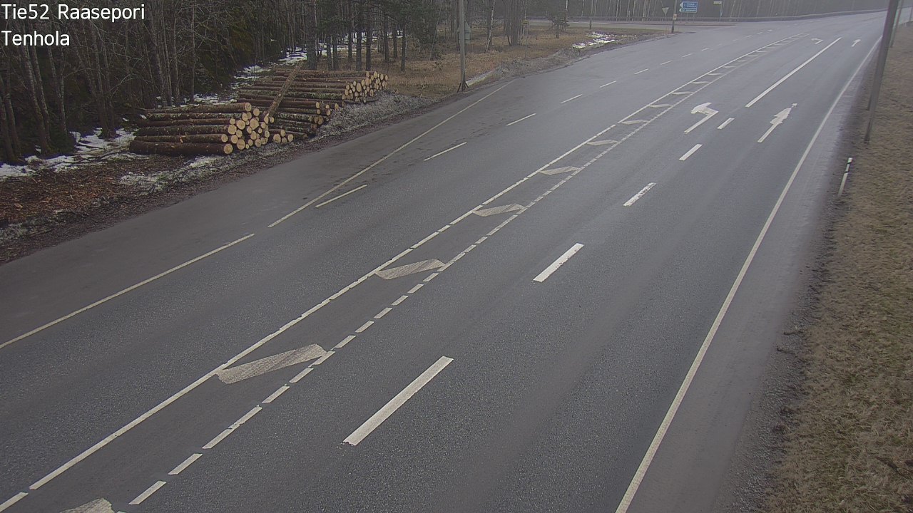 Weather Camera Image Väg 52 Raseborg, Tenhola, Raasepori, Uusimaa