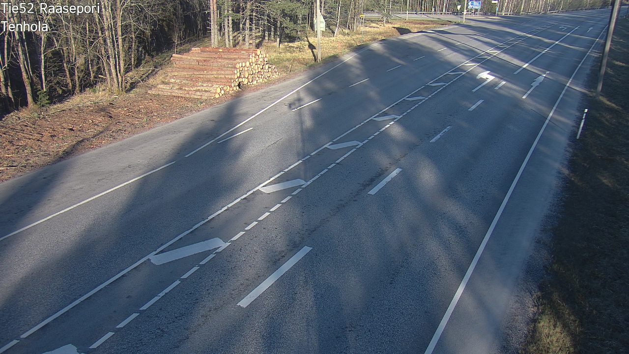 Weather Camera Image Road 52 Raasepori, Tenhola, Raasepori, Uusimaa
