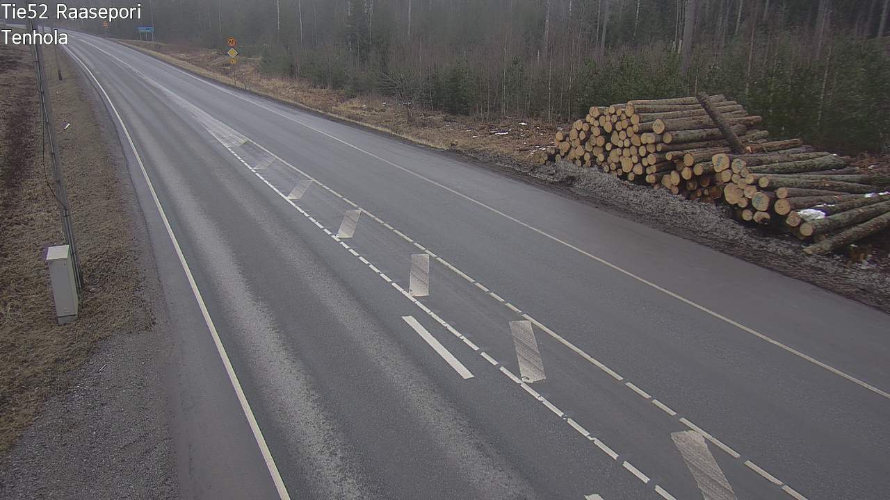 Weather Camera Image Road 52 Raasepori, Tenhola, Raasepori, Uusimaa