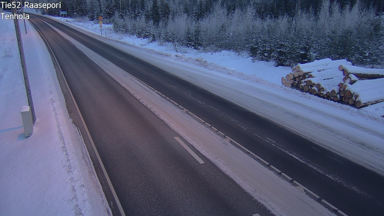 Weather Camera Image Väg 52 Raseborg, Tenhola, Raasepori, Uusimaa