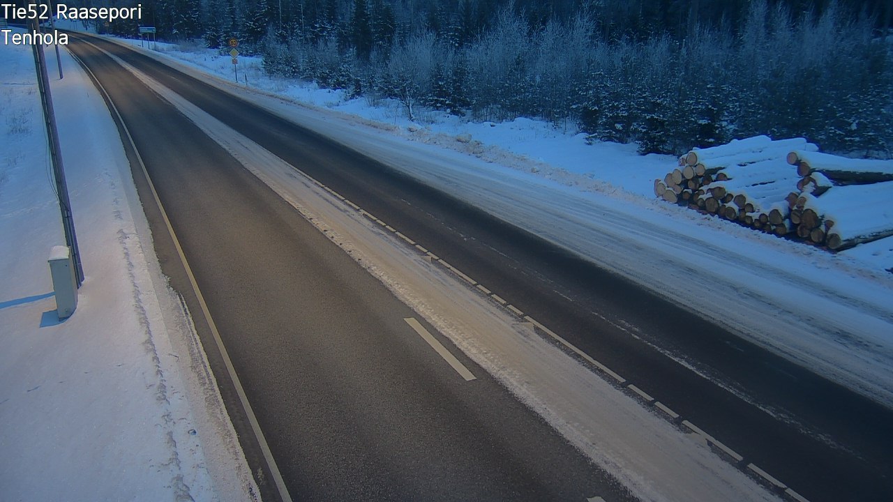 Weather Camera Image Väg 52 Raseborg, Tenhola, Raasepori, Uusimaa