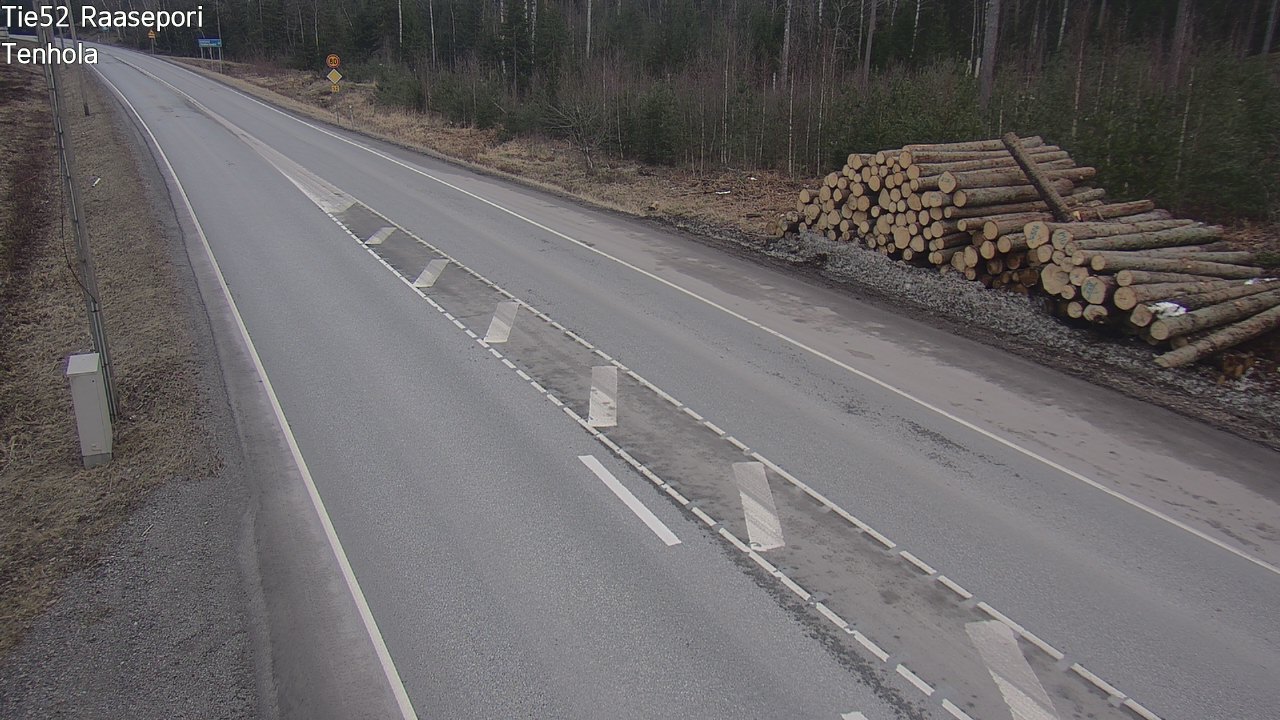 Weather Camera Image Väg 52 Raseborg, Tenhola, Raasepori, Uusimaa