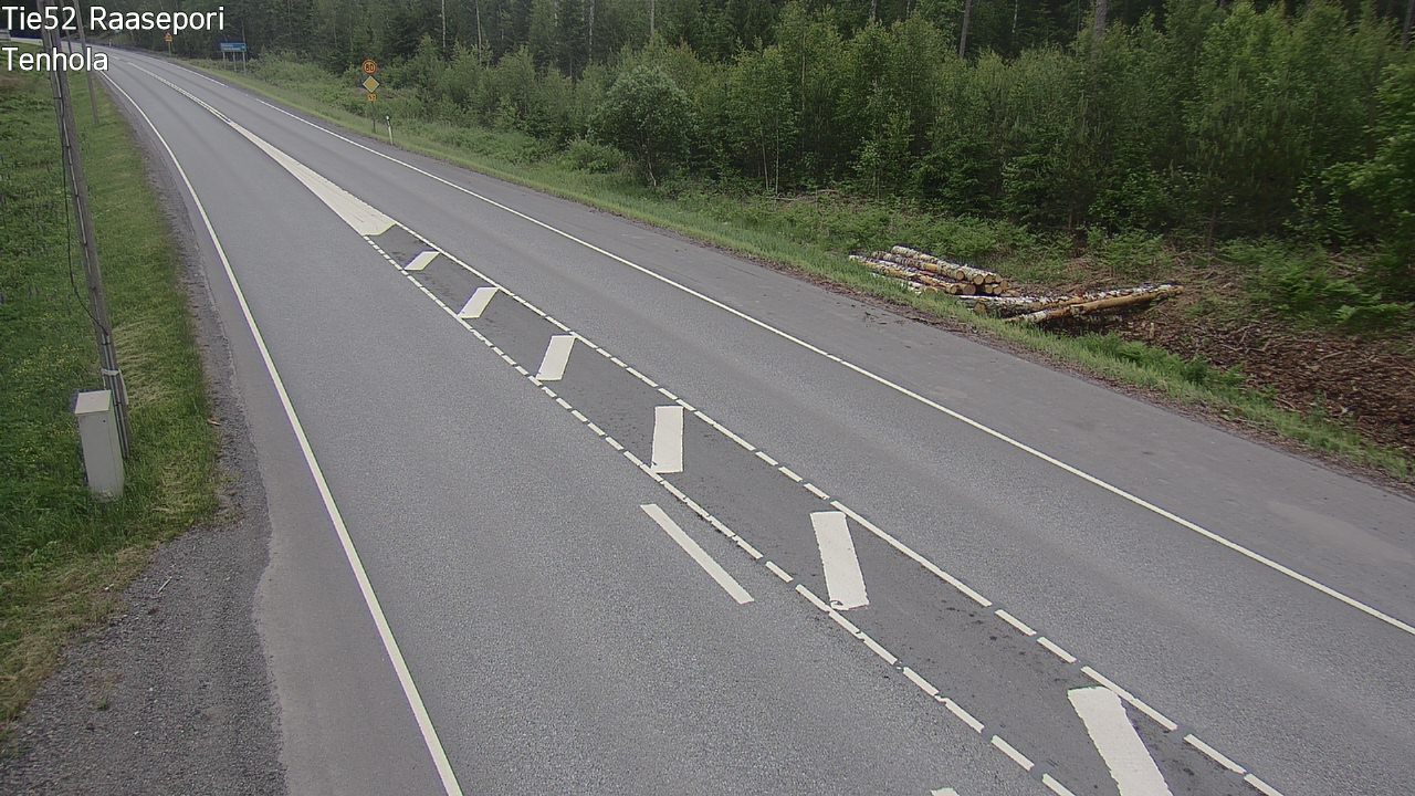 Weather Camera Image Väg 52 Raseborg, Tenhola, Raasepori, Uusimaa