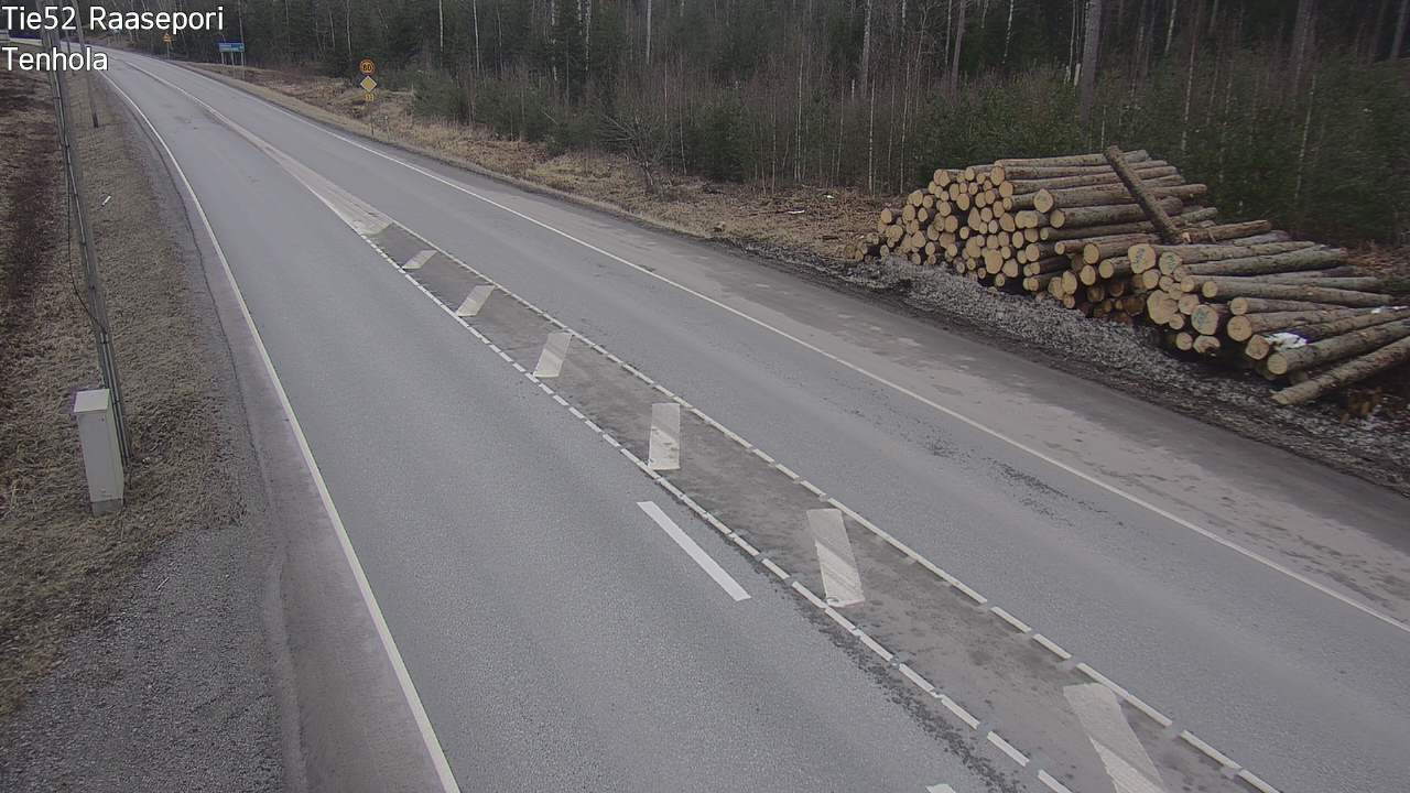 Weather Camera Image Väg 52 Raseborg, Tenhola, Raasepori, Uusimaa