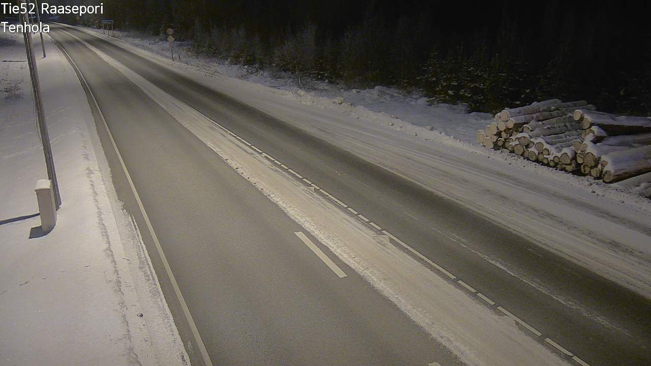 Weather Camera Image Väg 52 Raseborg, Tenhola, Raasepori, Uusimaa