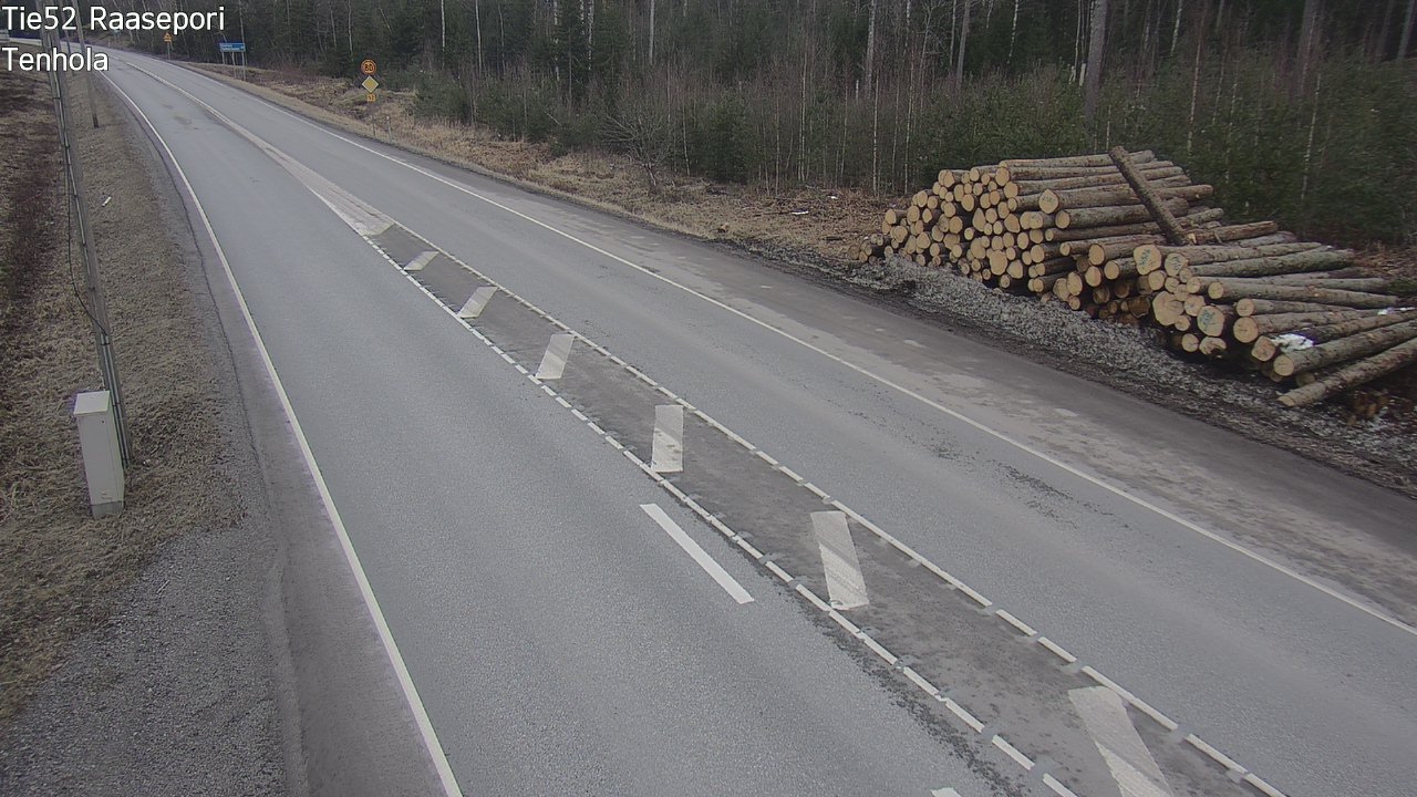 Weather Camera Image Road 52 Raasepori, Tenhola, Raasepori, Uusimaa