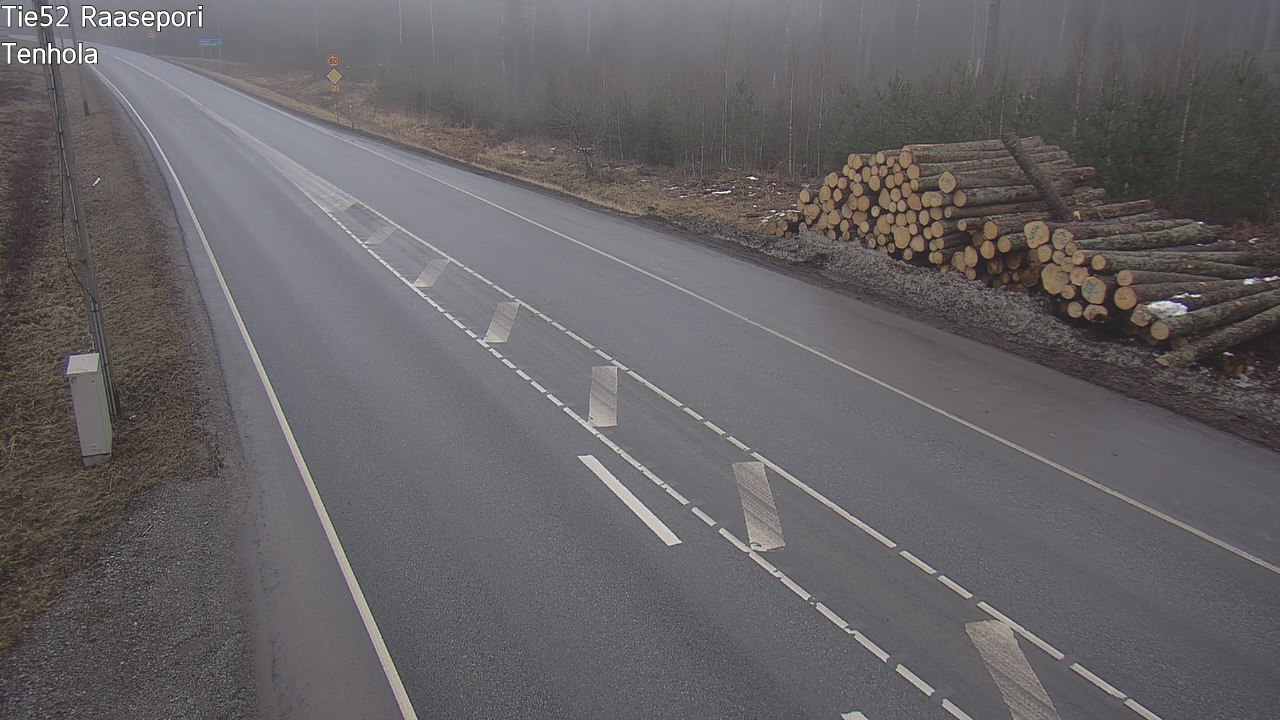 Weather Camera Image Road 52 Raasepori, Tenhola, Raasepori, Uusimaa