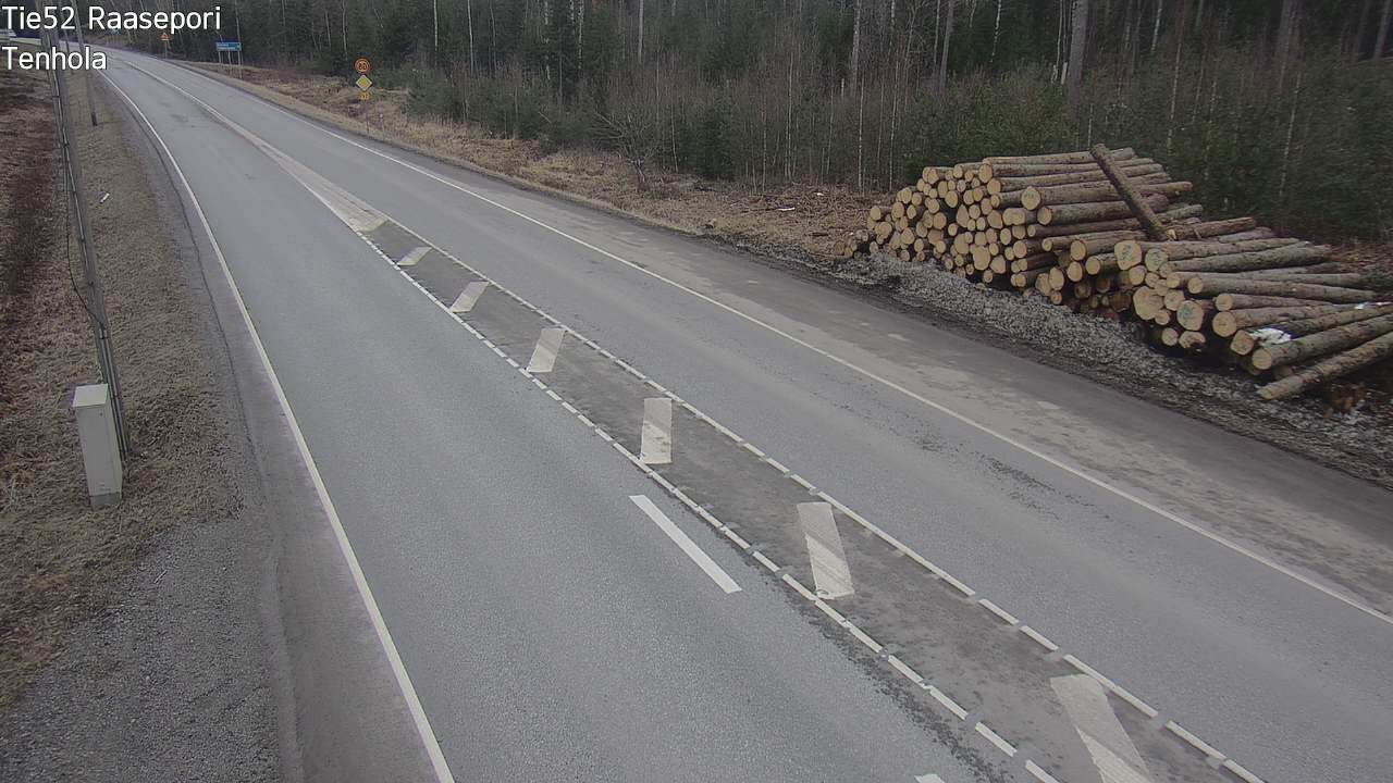 Weather Camera Image Väg 52 Raseborg, Tenhola, Raasepori, Uusimaa