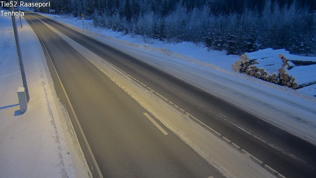 Weather Camera Image Väg 52 Raseborg, Tenhola, Raasepori, Uusimaa