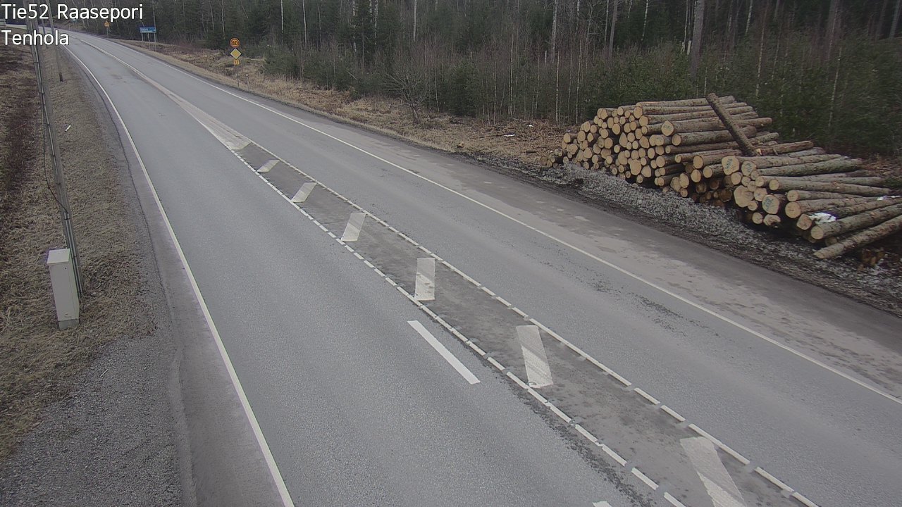 Weather Camera Image Väg 52 Raseborg, Tenhola, Raasepori, Uusimaa