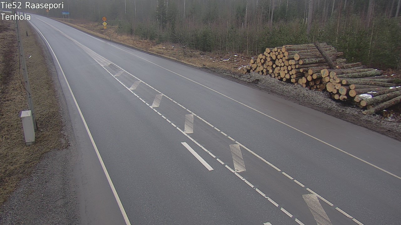 Weather Camera Image Road 52 Raasepori, Tenhola, Raasepori, Uusimaa